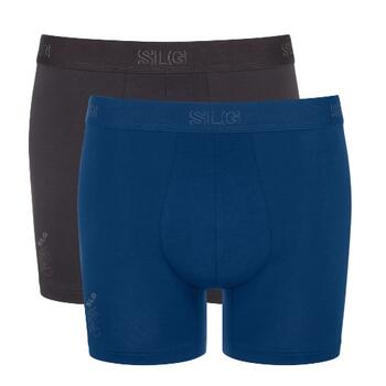 Sloggi Men SLG Base Schwarz/Blau Baumwoll-Boxershort