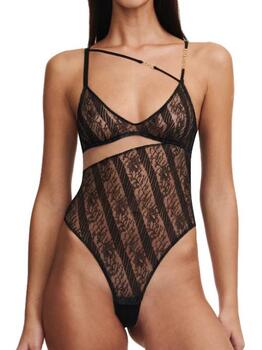 Chantelle Slash Schwarz Korselett