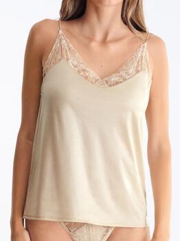 Lisca Destiny Cremefarbig Spaghetti Top