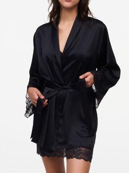 Chantelle Midnight Flowers Schwarz Kimono