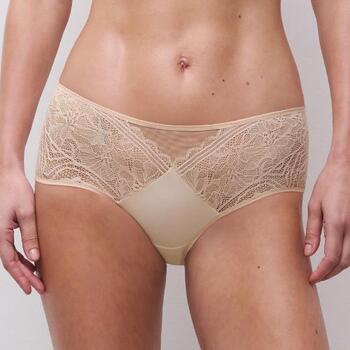 Chantelle Floral Touch Beige Hipster
