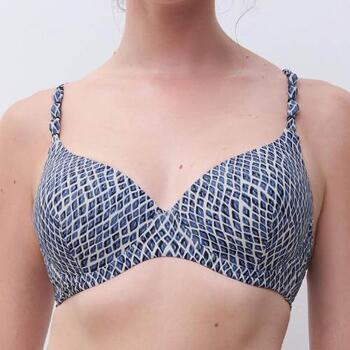 Femilet Badmode Tidra Blau/Print Gemoldefer Bikini BH