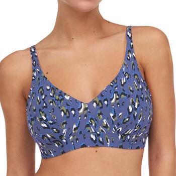 Chantelle Badmode EOS Blau Unwattierter Bikini BH