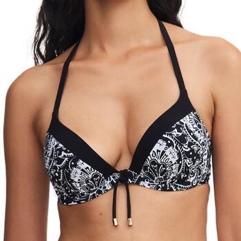 Chantelle Badmode Flowers Schwarz/Weiß Push Up Bikini BH