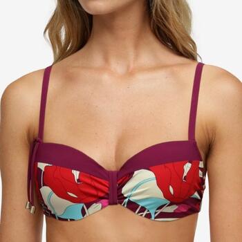 Chantelle Badmode Flowers Violett/Print Gemoldefer Bikini BH
