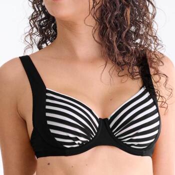 Lisca Bademode Bondi Beach Schwarz/Weiß Unwattierter Bikini BH