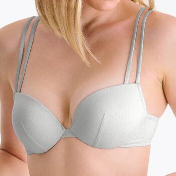 Lisca Bademode Blue Lagoon Silber Push Up Bikini BH