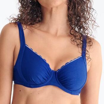 Lisca Bademode Panama Blau Unwattierter Bikini BH