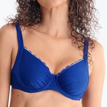Lisca Bademode Panama Blau Unwattierter Bikini BH