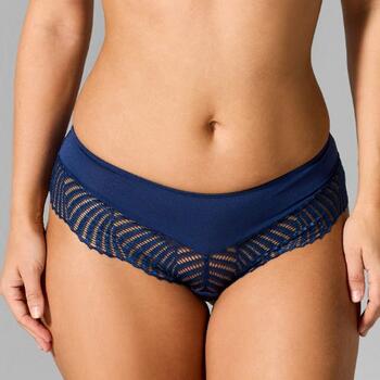 Sapph Birdie Navy-Blau Brasilianischer Slip