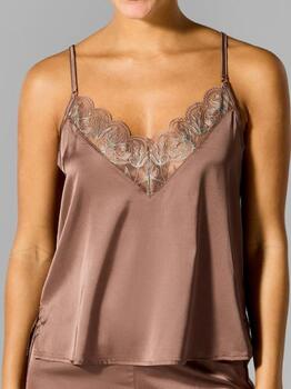 Sapph Chan Taupe Spaghetti Top