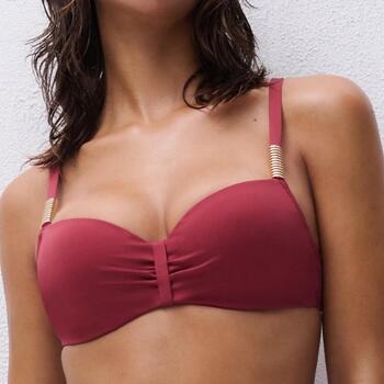 Chantelle Badmode Icon Rot Gemoldefer Bikini BH