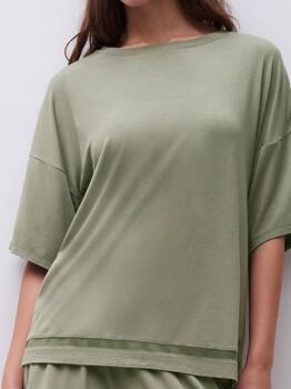 Chantelle Nachtmode Joe Grün Schlafshirt