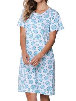 Pastunette Dames Türkis Nachtkleid