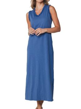 Pastunette Dames Blau Nachtkleid