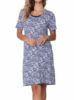 Pastunette Dames Navy-Blau Nachtkleid