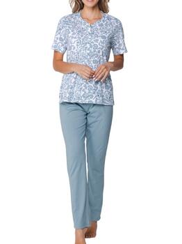 Pastunette Dames Blau Pyjama