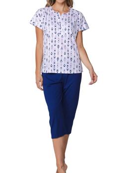 Pastunette Dames Navy-Blau Pyjama