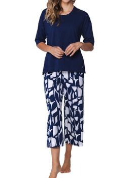 Pastunette Dames Navy-Blau Pyjama