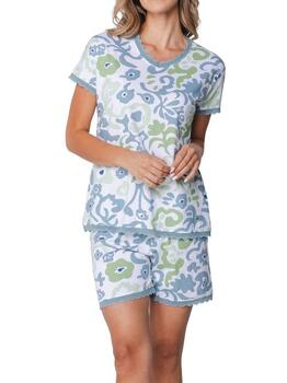Pastunette Dames Blau Shortama