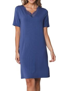 Pastunette Dames Blau Nachtkleid