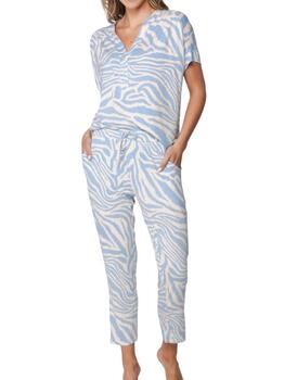 Pastunette Dames Blau Pyjama