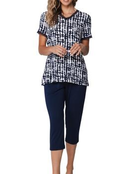 Pastunette Dames Blau Pyjama