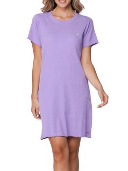 Rebelle Dames Violett Nachtkleid
