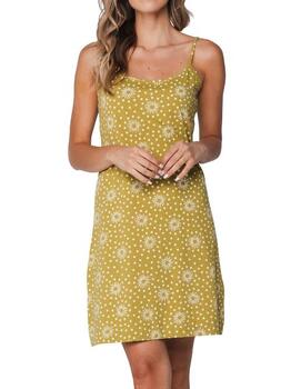 Rebelle Dames Grün Slipdress