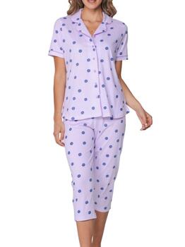 Rebelle Dames Violett Pyjama