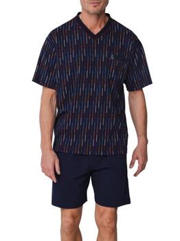 Robson Heren Navy-Blau Shortama