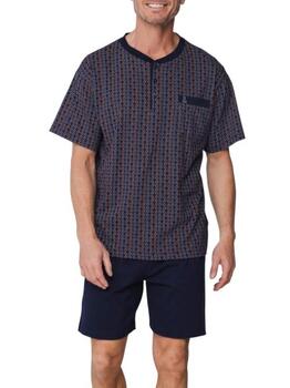 Robson Heren Navy-Blau Shortama