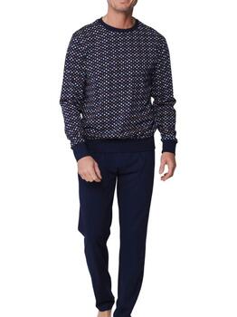Pastunette Heren Navy-Blau Pyjama