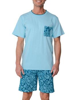 Pastunette Heren Blau Shortama