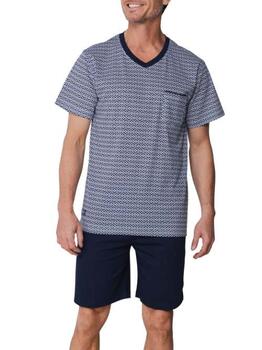 Pastunette Heren Navy-Blau Shortama