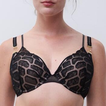 Chantelle Reptilia Schwarz Push Up BH