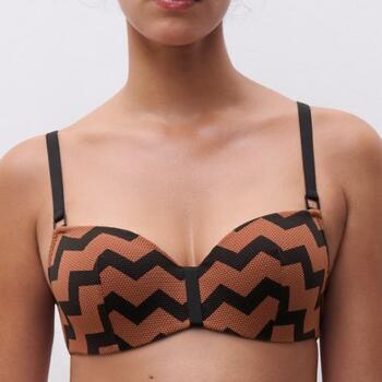 Chantelle Bademode Totem Braun Gemoldefer Bikini BH