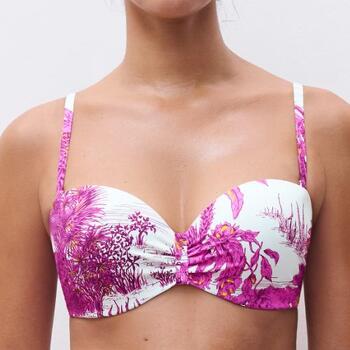 Chantelle Bademode Sauvage Weiß Gemoldefer Bikini BH