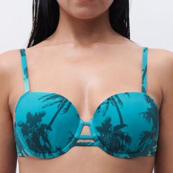 Chantelle Bademode Easy Pop Blau Gemoldefer Bikini BH