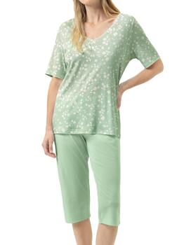 Mey Nachtmode Daisy Delight Grün Pyjama