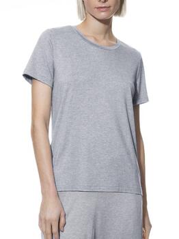 Mey Nachtmode Easy Night Grau Schlafshirt