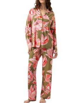 Mey Nachtmode Flower Whirl Grün/Print Pyjama