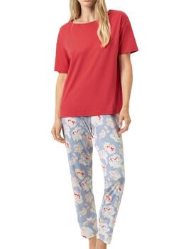 Mey Nachtmode Petal Paradise Rot Pyjama