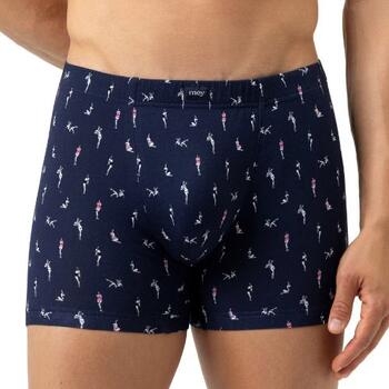 Mey Herren Pin Up Doll Navy-Blau Baumwoll-Boxershort
