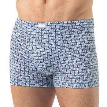 Mey Herren Summer Flower Blau Baumwoll-Boxershort