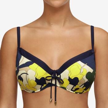 Chantelle Bademode Flowers Blau Gemoldefer Bikini BH