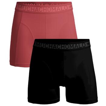 Muchachomalo Solid  Schwarz/Rot Boxershort