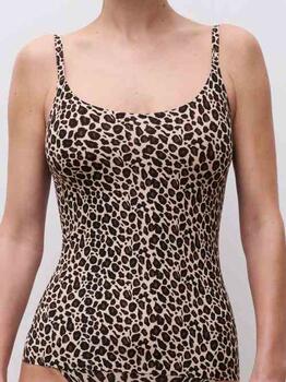 Chantelle SoftStretch Braun Spaghetti Top