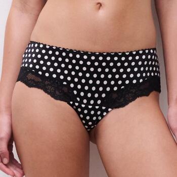 Chantelle Gloss Schwarz/Weiß Hipster