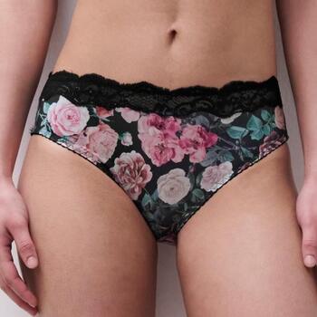 Chantelle Gloss Schwarz/Print Slip